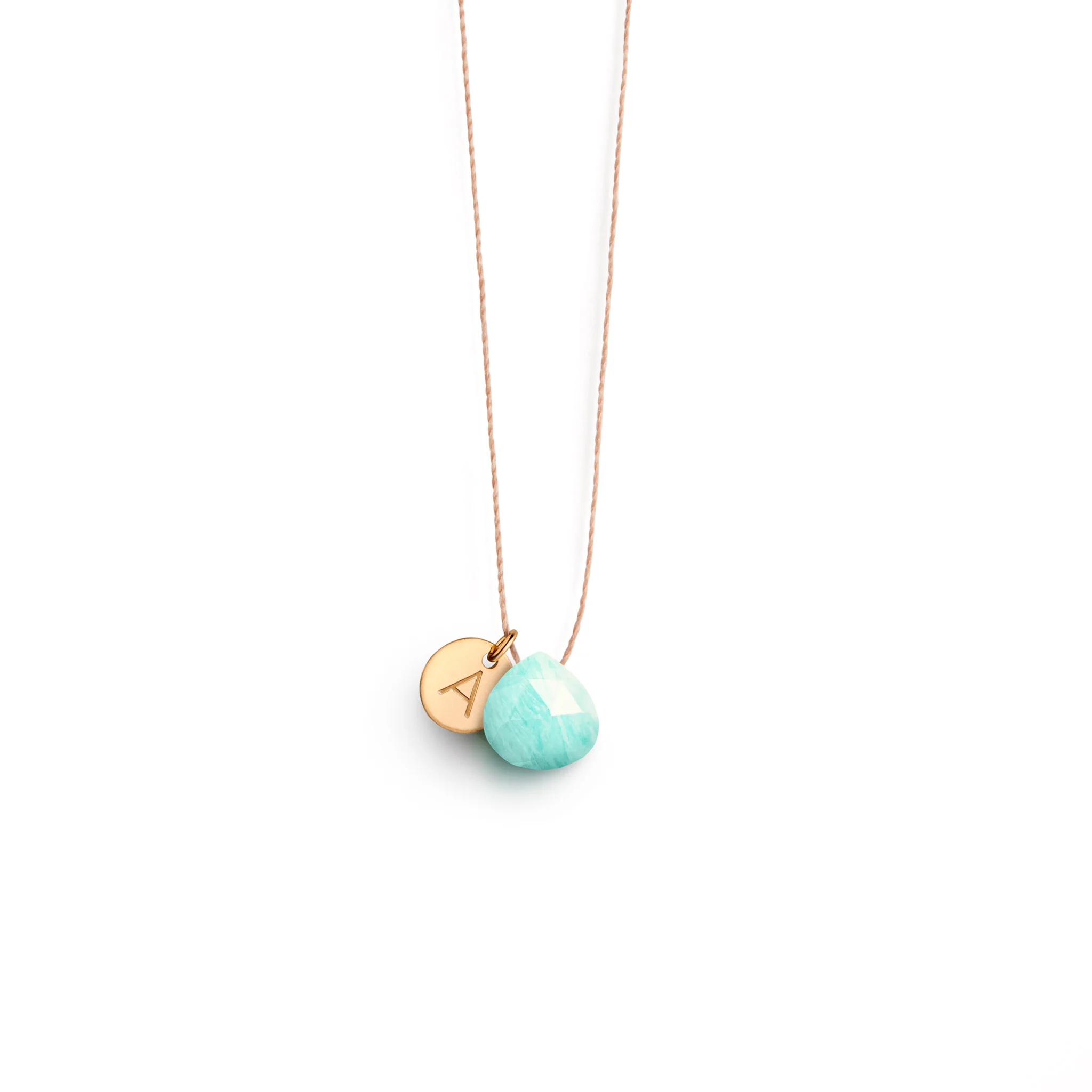 Amazonite Fine Cord Necklace - Image 3