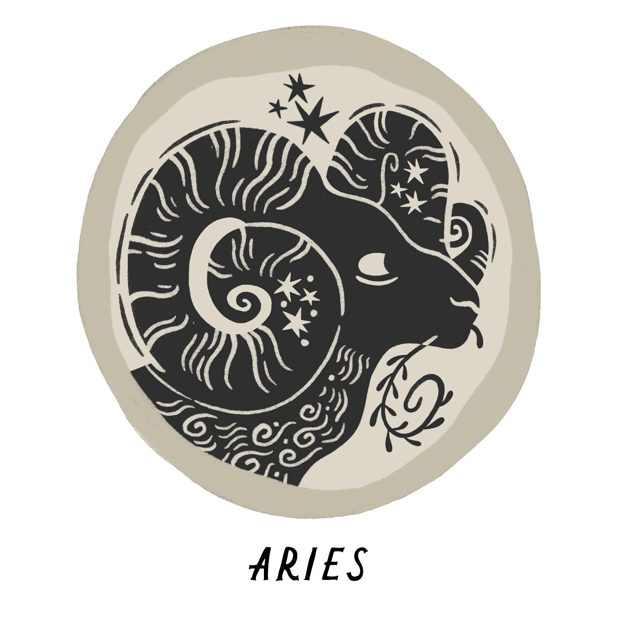 Aries Zodiac Coin Pendant Necklace - Image 11