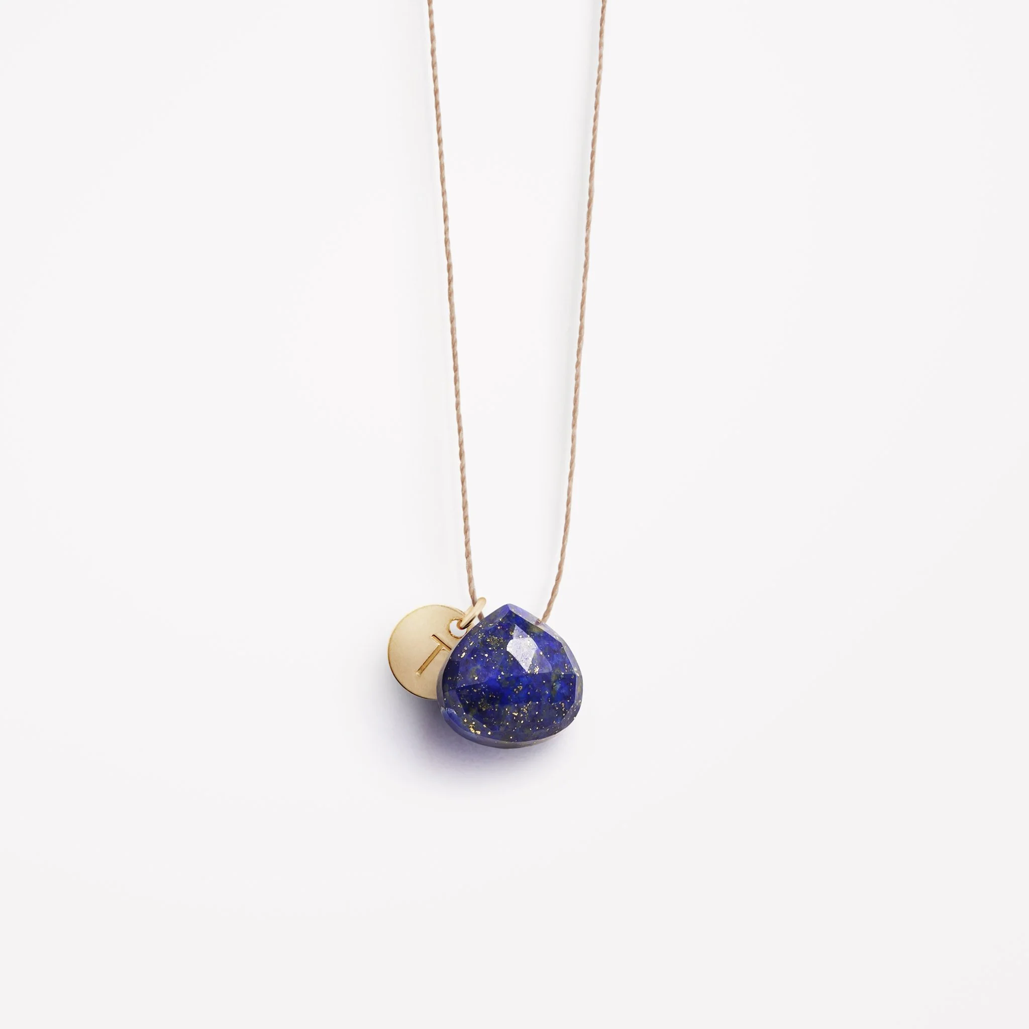 Lapis Lazuli Fine Cord Necklace - Image 7