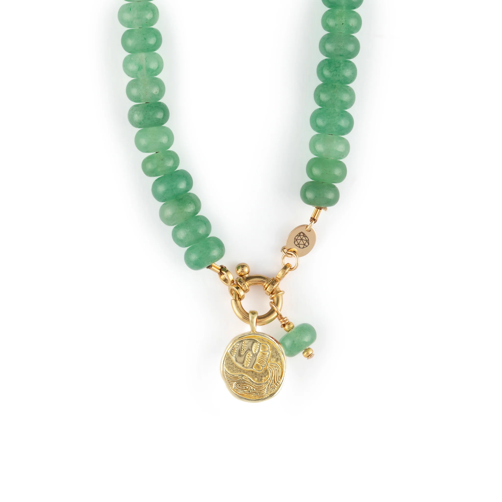 Aquarius Zodiac Coin Pendant Necklace - Image 13