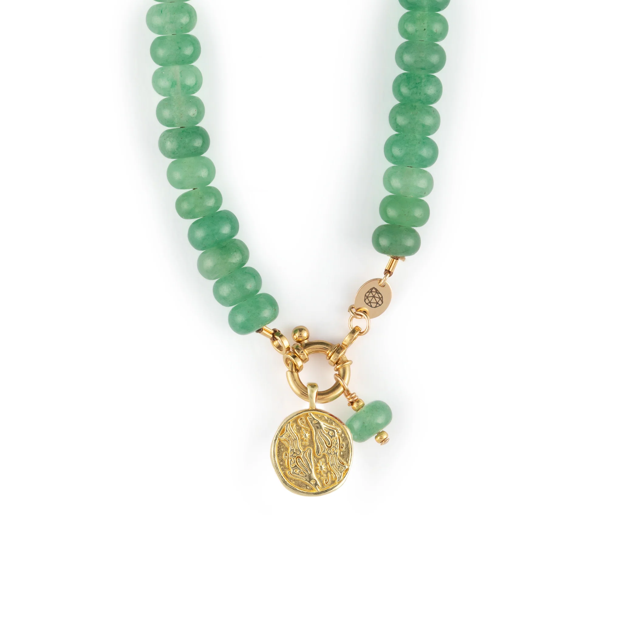 Pisces Zodiac Coin Pendant Necklace - Image 13