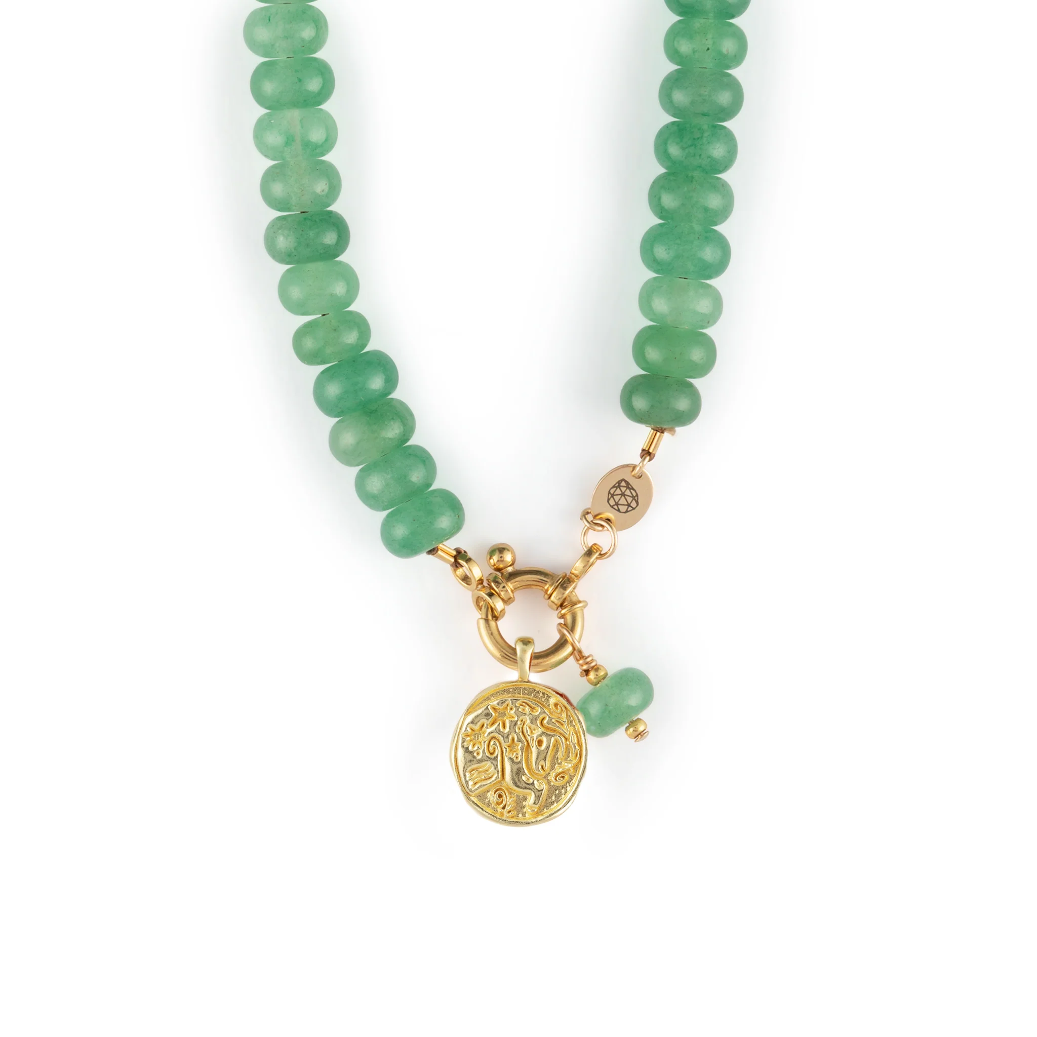 Taurus Zodiac Coin Pendant Necklace - Image 13