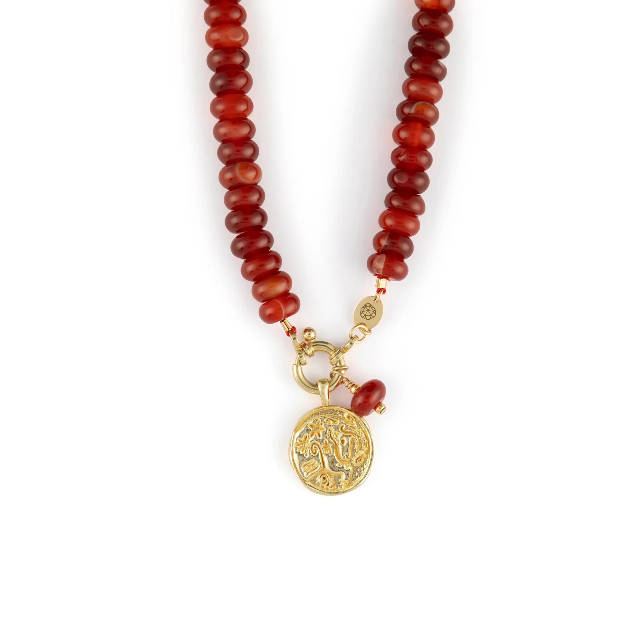 Taurus Zodiac Coin Pendant Necklace - Image 6