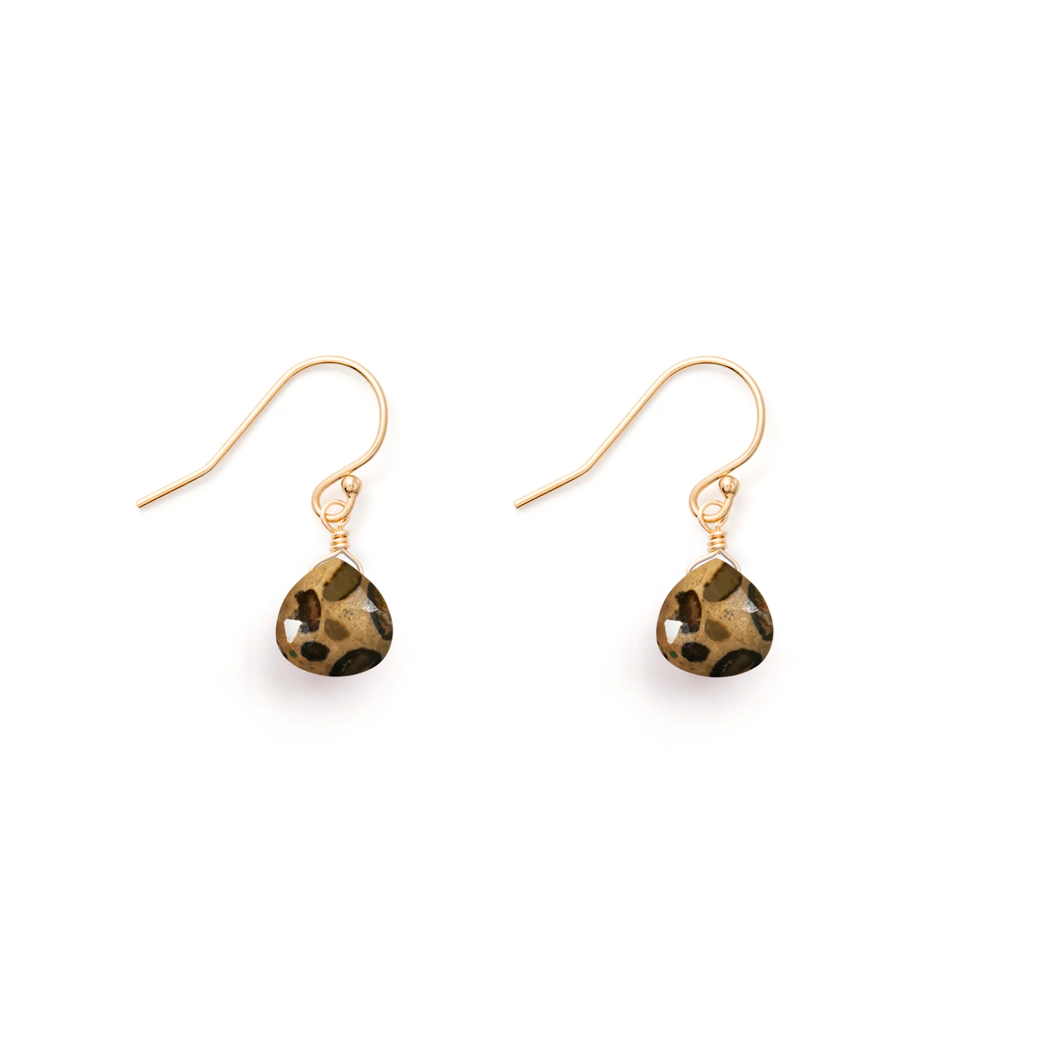 Leopard Jasper Isla Drop Earring - Image 4