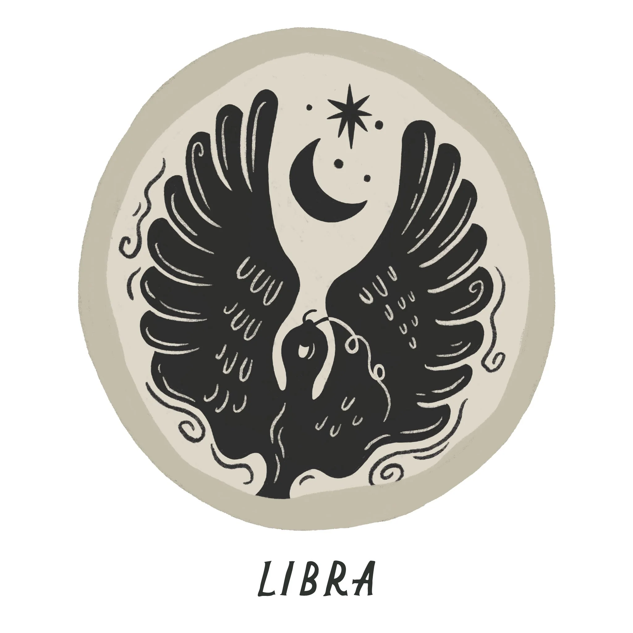 Libra Zodiac Coin Pendant Necklace - Image 9
