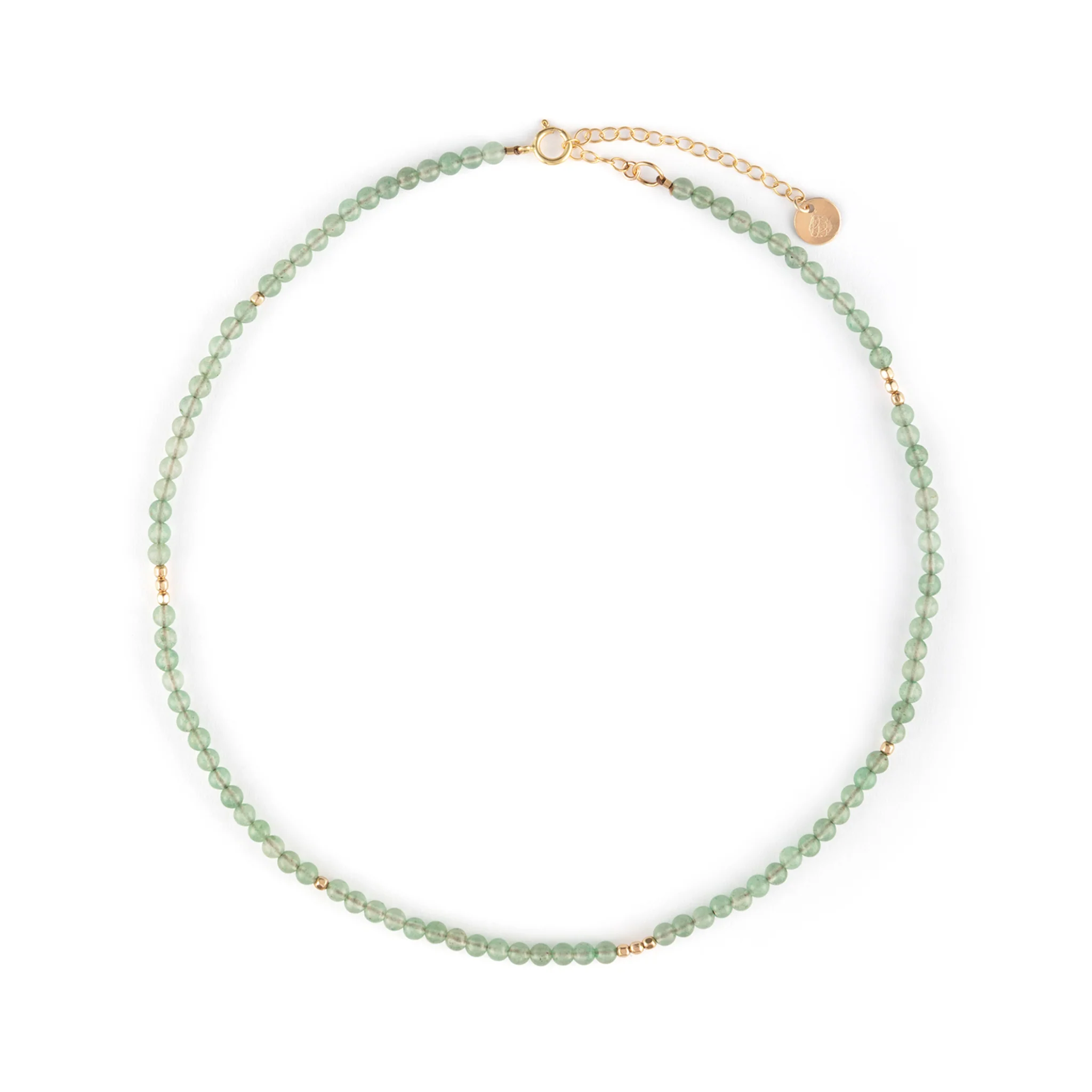 Oceanus Green Aventurine Beaded Necklace - Image 3