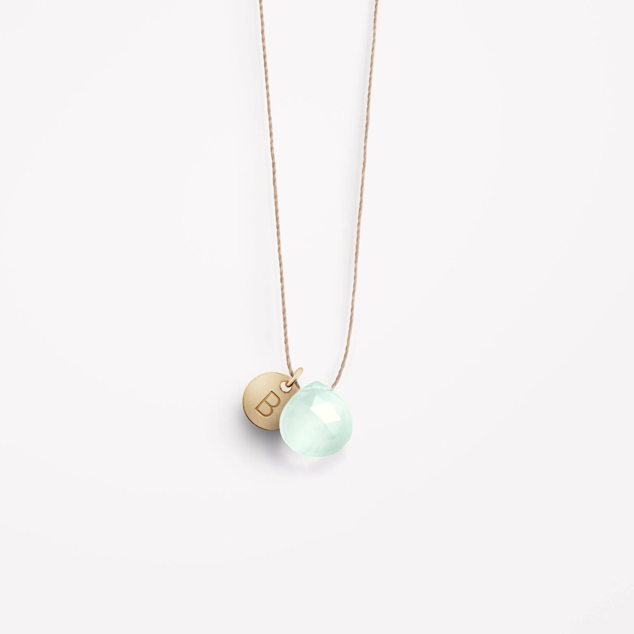 Sea Glass Chalcedony Necklace - Image 5