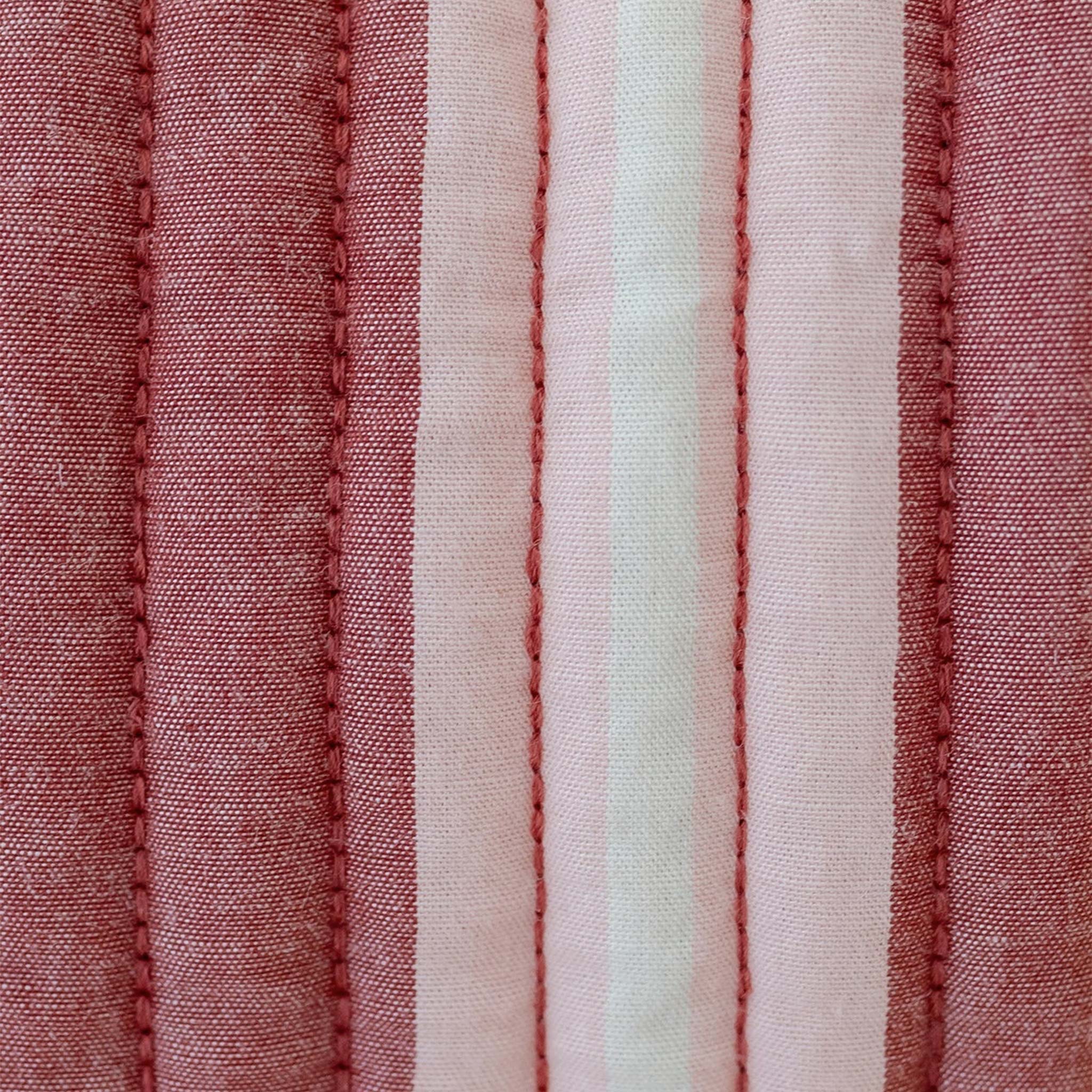 TBCo Red Stripe Cotton Wash Bag - Image 3